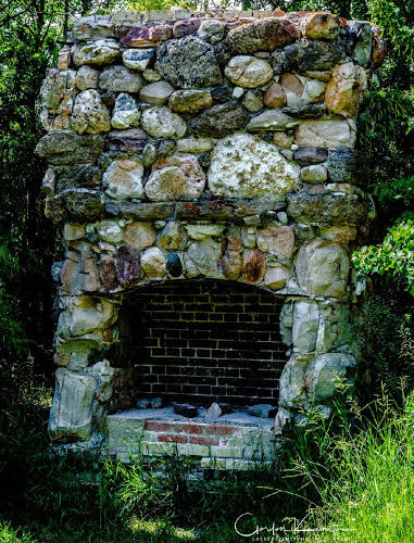 Rock Fireplace