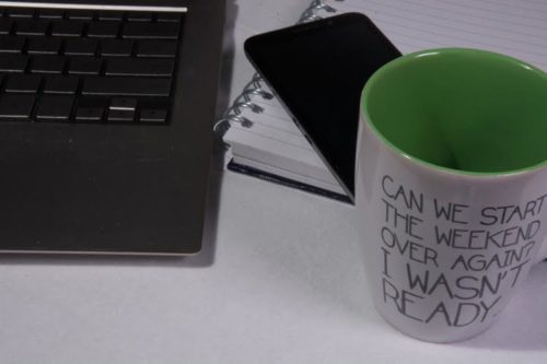 Mug with words