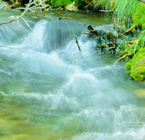 Big Hill Springs Waterfalls Alberta Canada