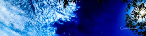 LinkedIn Banner Blue Clouds & Sun